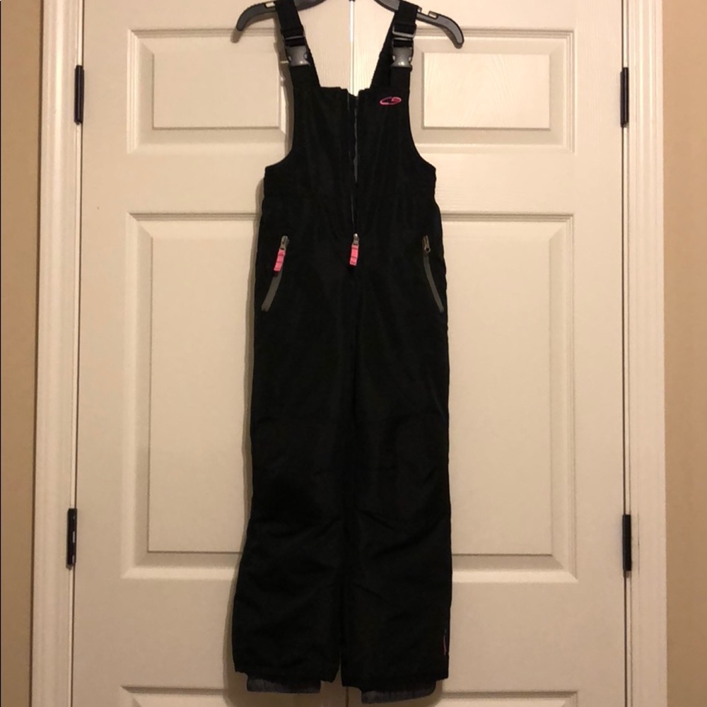Champion Girls Black Snowbibs 